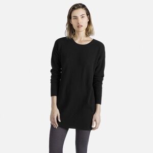 Everlane Cashmere Tunic Size Small In Black